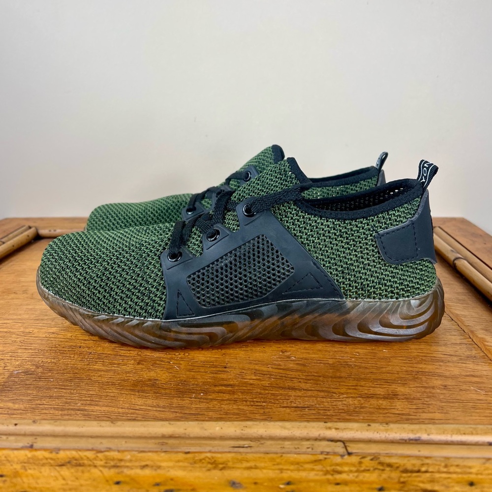 Indestructible Shoes Ryder Green Mens Steel Toe Work Shoes Size 10.5-11 (45EU)
